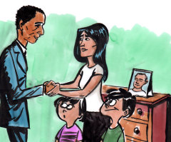 Obama Meets the Abedini Family