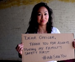 Strangers Write Heartfelt Words Thanking the Police Community -- #WeSeeYou