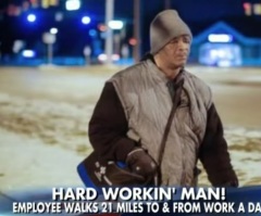 Thousands of People Reach Out to Help a Man Walking 21 Miles a Day to Commute