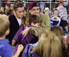 Marching Band's Impressive Halftime Performance That Leads to a Soldier's Surprise Homecoming