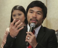 Manny Pacquiao on Faith, Politics, and Fighting Floyd Mayweather: 'God Has a Purpose,' Champ Says