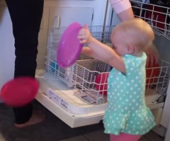Adorable Baby Shows Us Why Moms Have It Tough!