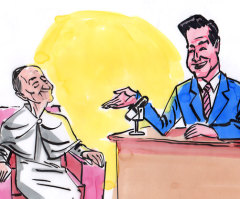 What Would Colbert Say to the Pope?