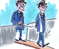 A Navy Chaplain Walks the Plank