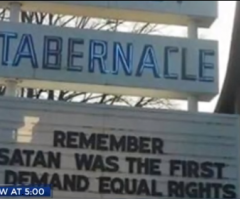 Church Sign: 'Remember Satan Was the First to Demand Equal Rights' Misunderstood by Community, Says Pastor