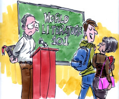 Cringing Teacher, Hidden Bible