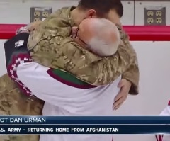 A Soldier Surprises His Parents at a Hockey Game -- It's Emotional and Hilarious!