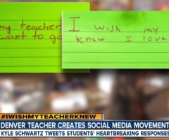 A Caring Teacher Creates a Social Media Movement and Students Share Their Heartbreaking Thoughts
