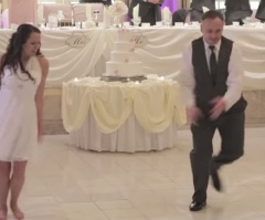 Bride and Groom Surprise Reception Guests With A Special First Dance – And That's Not All!