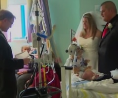 This Couple Gets Married at Their Son's Bedside in the Hospital