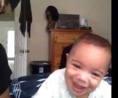 Adorable Little Baby Is Caught in the Act When He Tries to Trick His Mommy