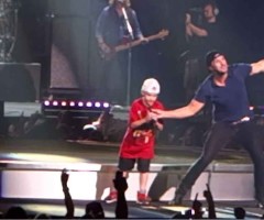 8-Year-Old Boy Steals the Microphone at A Luke Bryan Concert and Puts on A Show of His Own!