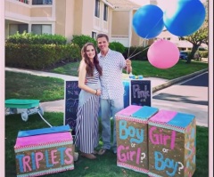 A Couple Surprises Friends and Family by Revealing That They're Having Triplets!