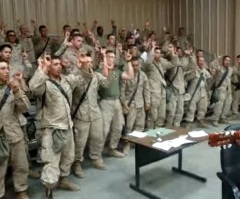 Marines Praise the Lord Together and Lift His Name Up High – HALLELUJAH!