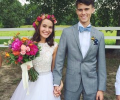 Duck Dynasty's John Luke Robertson, 19, Marries Mary Kate McEacharn in Farm Wedding