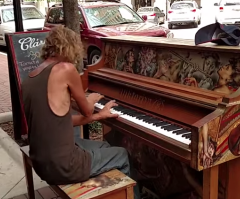 A Homeless Man Sits Down at an Empty Piano and Amazes Everyone