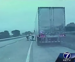 At First They Thought This Trucker Broke Down -- But 3 Guardian Angels Fought to Save His Life