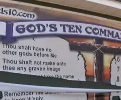 God's 10 Commandments Under Attack in Montana
