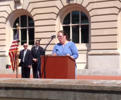 'God Is Alive and He's on the Throne,' Says Clerk Sued for Refusing to Issue Marriage Licenses to Gay Couples (Video)