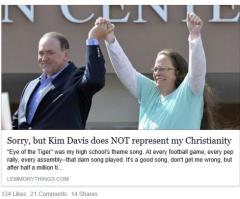 I Would Rather Be Caught by ISIS Than Stand With Kim Davis