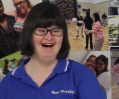 Beautiful Girl With Down Syndrome and Autism Becomes 'Master Shredder'