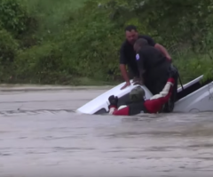 Two Men Plucked From South Carolina Flood Waters in Daring Rescue (Video)