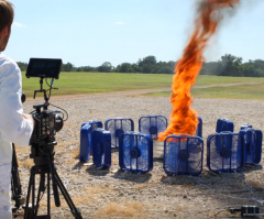 See Awesome 'Fire Tornado' in Slow Motion!