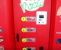 Cool Video of Italian Vending Machine That Makes Pizza From Scratch!