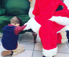 4-Y-O Boy's Heartwarming Christmas Wish to Santa on Knees for Sick Baby Goes Viral (VIDEO)