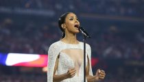 Ciara Criticized for Wearing Revealing Dress to Sing National Anthem at College Playoffs