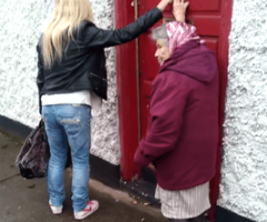 82-Y-O Granny Runs Door-to-Door Playing Pranks