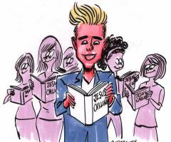Bieber Leads Fans to 'Jesus Calling'