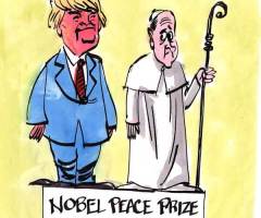 A Nobel Prize Odd Couple: Pope Francis and . . . Donald Trump?
