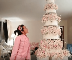 How Does a 10-Foot Wedding Cake That Took 1 Year to Make Look?