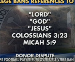 Colorado College Bans All Locker Room Nameplates to Avoid Allowing Bible Verses, 'Lord,' 'God' or 'Jesus'