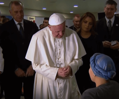 Pope Francis Gets Teary With Sad Serenade of 'Ave Maria' by Sick Child in Mexico (Video)