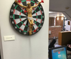 Offensive 'Dartboard Jesus' Part of Rutgers Art Exhibit