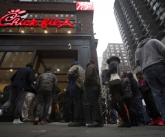New York Chick-fil-A Stores Bustling With Business Despite Mayor De Blasio's Boycott Call