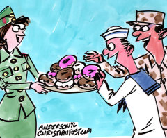 The Salvation Army's 'Doughnut Day' Puts a Smile on Veterans' Faces