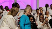 Hillary Clinton Tells Pennsylvania Church Presidential Election Is About 'Love Over Hate'