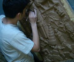 Iraqi Christian Teen Recreating Ancient Assyrian Art Destroyed by ISIS