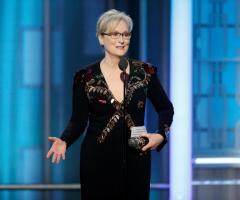 Meryl Streep Urges Stronger Press in Trump Tirade at Golden Globes; Trump Responds 'Media is Fake'