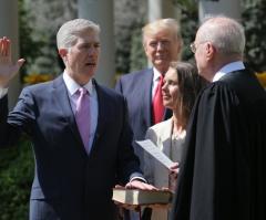 Neil Gorsuch Sworn in; Trump Says There's 'New Faith in America' 