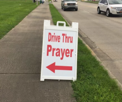 Louisiana Church Offering Drive-Thru Good Friday Prayers