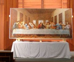Florida Church Recreates 'Last Supper' Painting With Over 78,000 Legos