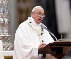 Pope: Marriage Is Only Between a Man and a Woman, 'We Cannot Change It'