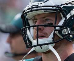 Carson Wentz Raises Over $100K to Train Service Dogs to Help People With Disabilities