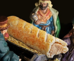 Baby Jesus Replaced With A Sausage Roll In Offensive Christmas Advert In The UK