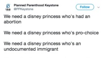 Planned Parenthood Chapter Deletes Tweet Calling for a Disney Princess 'Who's Had an Abortion'