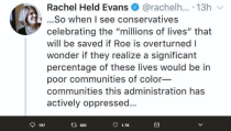 Rachel Held Evans 'Ever-Evolving' on Legalities of Abortion